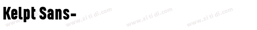 Kelpt Sans字体转换